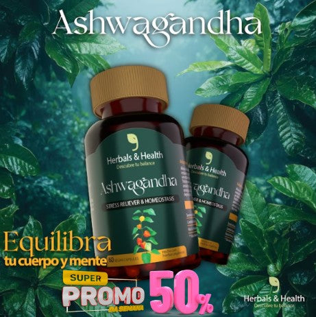Oferta! 🎁Ashwagandha Herbals & Health®