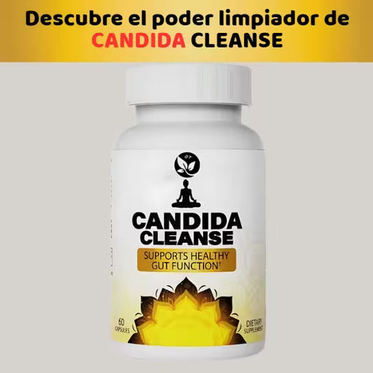 Oferta Candida Cleance® Capsulas que reducen antojos, hinchazón y fatiga.