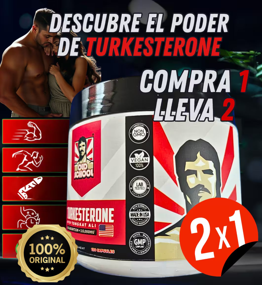 TURKESTERONE, OFERTA 2X1 🎁 EL SUPLEMENTO QUE TODO HOMBRE NECESITA.
