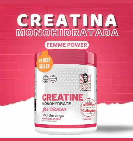 FOR WOMEN CREATINA MONOHIDRATADA PARA MUJERES, GLUTEOS Y PIERNAS MAS TONIFICADOS