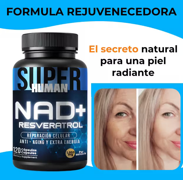 SUPER HUMAN NAD+ RESVERATROL, EL SECRETO REJUVENECEDOR