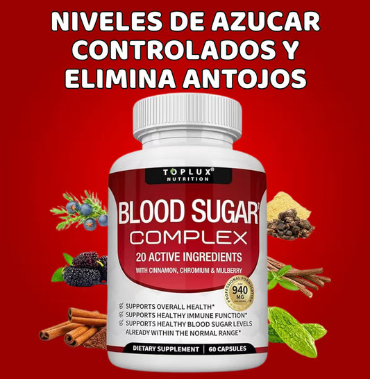 BLOOD SUGAR, CONTROLA TU AZUCAR DE FORMA NATURAL, NO MAS ANTOJOS.