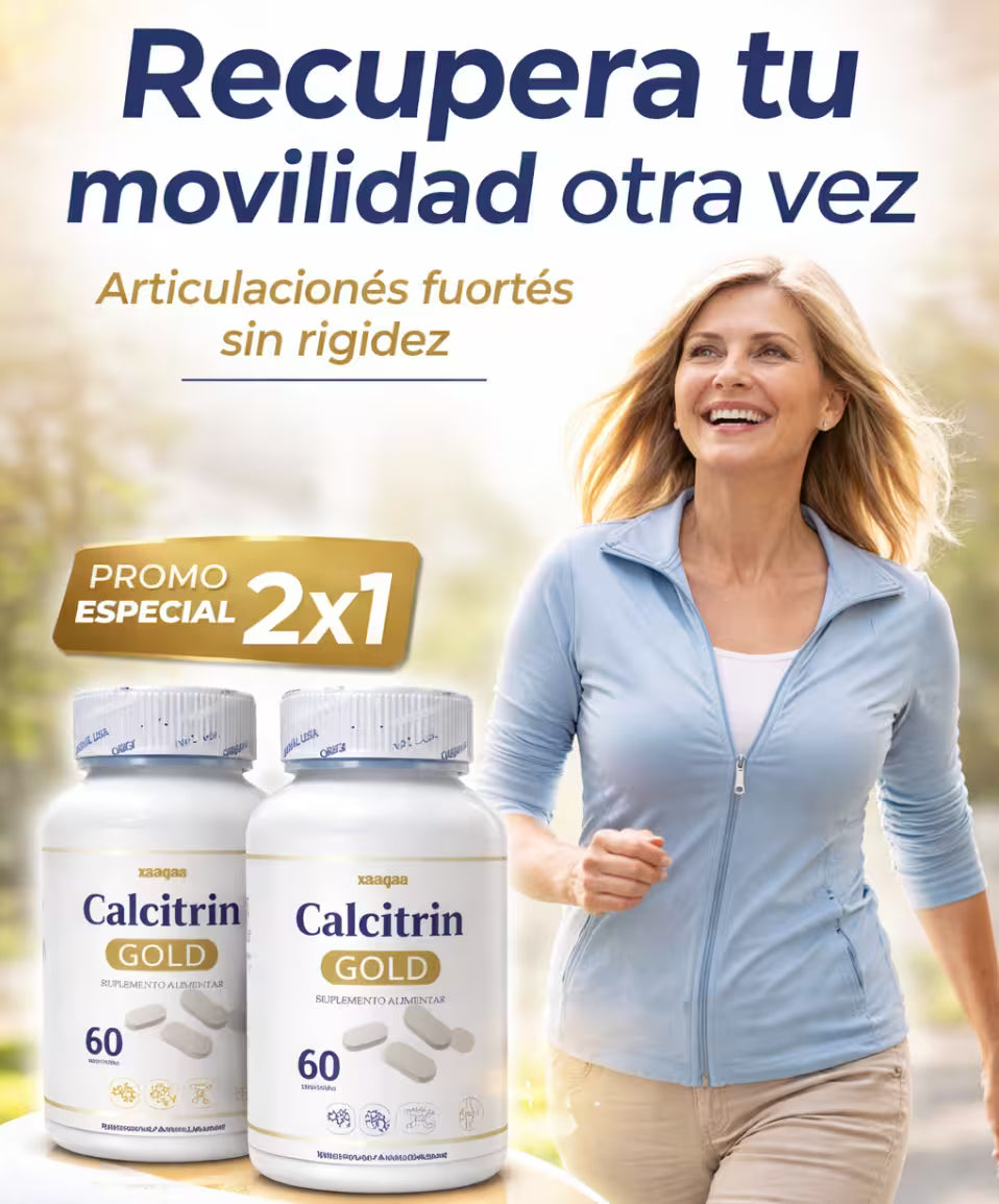 Calcitrin GOLD – Recupera tu movilidad sin dolor desde las primeras semanas